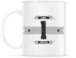 printfashion b-day-01-dark-lightgrey - Bögre - Fehér (790502)