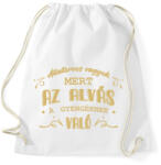 printfashion Az alvás a gyengéknek való - Állatorvos - Sportzsák, Tornazsák - Fehér (7221584)
