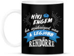 printfashion Hívj engem - Rendőr - Bögre - Fekete (7694646)