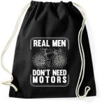 printfashion Real men - Sportzsák, Tornazsák - Fekete (5418507)
