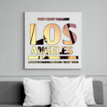 printfashion los angeles - Vászonkép - Fehér (6635297)