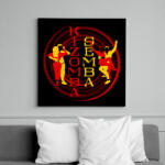 printfashion Kizomba Semba Dance, Code DANCE-KIZ-SEMBA-0101 - Vászonkép - Fekete (16600054)