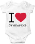 printfashion I love gymnastics - Baba Body - Fehér (2267069)