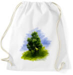 printfashion erdőben - Sportzsák, Tornazsák - Fehér (1275411)