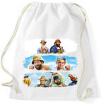 printfashion Bud Spencer és Terence Hill - Sportzsák, Tornazsák - Fehér (16451263)
