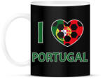 printfashion I love Portugal - Bögre - Fekete (10789501)