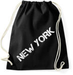 printfashion New York - Sportzsák, Tornazsák - Fekete (4383860)