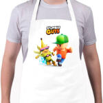 printfashion Stumble Guys game - Kötény - Fehér (14958054)