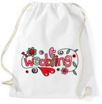 printfashion Wedding - Sportzsák, Tornazsák - Fehér (5181002)