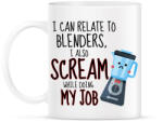 printfashion I can relate to blenders - Bögre - Fehér (7075285)