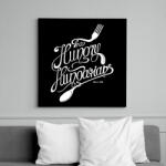 printfashion Hungry hungarians - Vászonkép - Fekete (6642694)