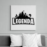 printfashion Legenda - Fortnite Style (Fekete) - Vászonkép - Fehér (6626906)