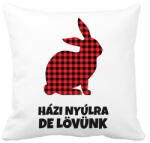 printfashion Házi nyúlra de lövünk - Párnahuzat, Díszpárnahuzat - Fehér (10464819)