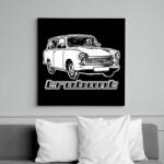 printfashion trabant - Vászonkép - Fekete (8307599)
