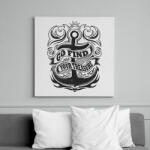 printfashion Keresd a kincsedet - Vászonkép - Fehér (6619951)