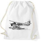 printfashion hydroplane airplane - Sportzsák, Tornazsák - Fehér (3057470)