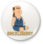printfashion Brickleberry: Jim - Kitűző, hűtőmágnes - Fehér (3082869)