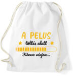 printfashion A pelus töltés alatt - Sportzsák, Tornazsák - Fehér (7274567)