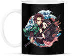 printfashion Tanjiro én Nezuko - Bögre - Fekete (14856181)