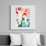 printfashion Kosárlabda - Vászonkép - Fehér (13369906)