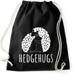 printfashion Hedgehugs - Sportzsák, Tornazsák - Fekete (12543292)