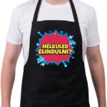 printfashion NÉLKÜLED ELINDULNI - Kötény - Fekete (10913671)