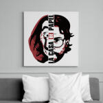 printfashion A Nagy Pénzrablás - Money Heist - La Casa de Papel - Vászonkép - Fehér (6639402)