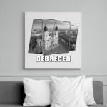 printfashion Debreceni nagytemplom (GTA stílus) - Vászonkép - Fehér (6627120)