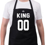 printfashion KING 00 - Kötény - Fekete (4926583)