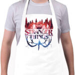 printfashion Stranger Things - Kötény - Fehér (4914605)