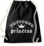 printfashion Tetovált hercegnő - Sportzsák, Tornazsák - Fekete (12603191)