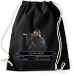 printfashion Warzone Millionaire - Sportzsák, Tornazsák - Fekete (2770217)