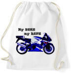 printfashion gsxr1000 - Sportzsák, Tornazsák - Fehér (2920462)