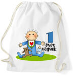 printfashion 1 éves vagyok" kisfiúknak - Sportzsák, Tornazsák - Fehér (13435971)