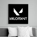 printfashion Valorant logo - Vászonkép - Fekete (6653021)