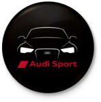 printfashion Audi Sport - Kitűző, hűtőmágnes - Fekete (3099702)