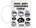 printfashion Traktoros szabadidő - Bögre - Fehér (16698913)