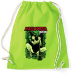 printfashion Halloween királynő - Sportzsák, Tornazsák - Limezöld (179401)