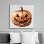 printfashion Halloween-i töklámpás - Vászonkép - Fehér (16709868)