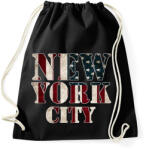 printfashion New York City - Sportzsák, Tornazsák - Fekete (4378808)