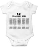 printfashion 50 shades of grey - Baba Body - Fehér (7241161)