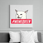 printfashion Meme Queen - Vászonkép - Fehér (6627976)