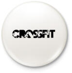 printfashion Crossfit fekete - Kitűző, hűtőmágnes - Fehér (11719536)