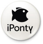 printfashion Iponty - Kitűző, hűtőmágnes - Fehér (3088199)