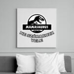 printfashion MAMASAURUS - Vászonkép - Fehér (6631582)