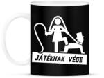 printfashion A játéknak vége - Bögre - Fekete (1731304)
