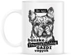 printfashion Bulldog gazdi - Bögre - Fehér (5659902)