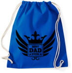 printfashion Legjobb Apa! - Sportzsák, Tornazsák - Bright royal (328504)