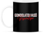 printfashion Gondolatolvasó - fehér - Bögre - Fekete (11634924)