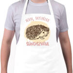 printfashion Igen, beszélek sündisznóul - Kötény - Fehér (7094808)